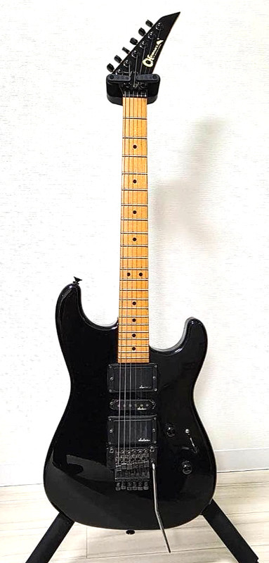 Charvel by Jackson TX76113 HSH Black Floyd Rose Vintage Rare Guitar 1990s Metal