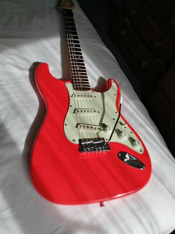 Fender Stratocaster Squire in Fiesta Red. PRICE REDUCED!!!