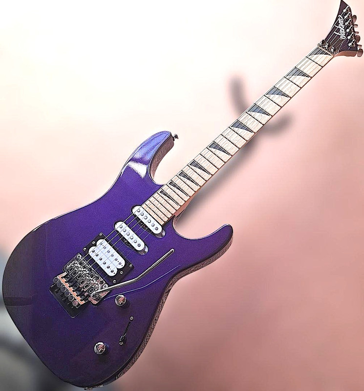 Jackson X Series DK3XRM HSS Dinky Deep Purple Metallic Reverse Head Floyd Rose